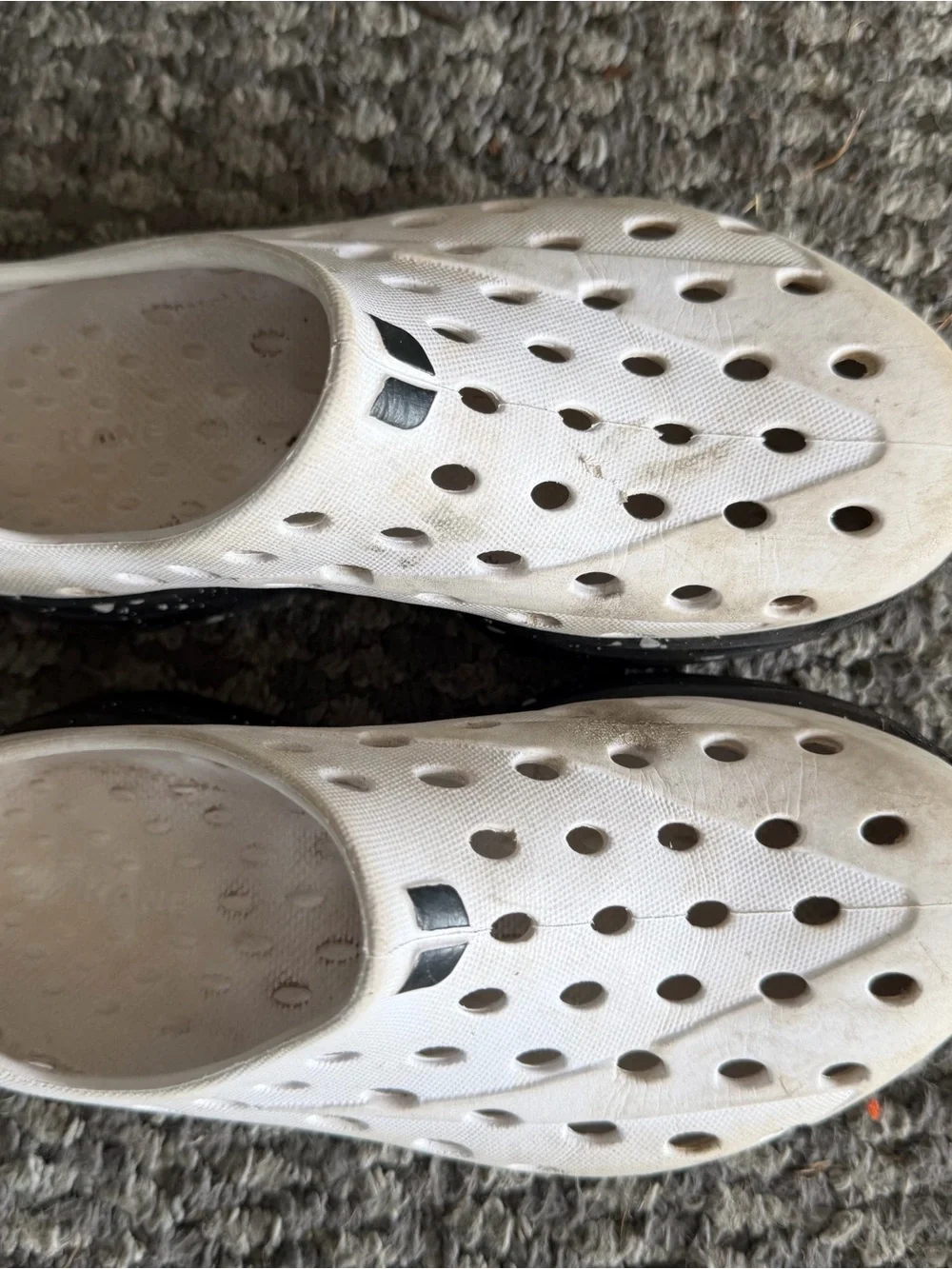 Kids White Slip-On Ventilated Water Shoes